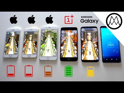 iPhone 8 vs Galaxy S8 vs Oneplus 5 - Battery Life Drain Test - UCMiJRAwDNSNzuYeN2uWa0pA