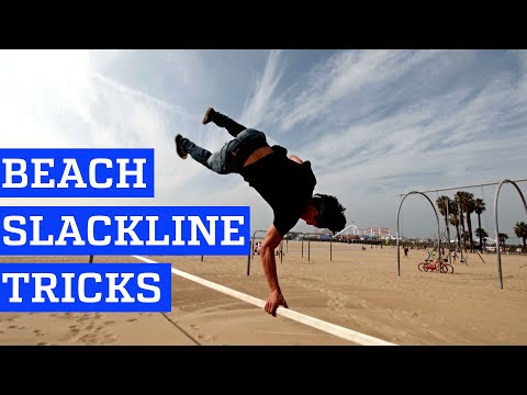 Slackline Tricks and Backflips at Muscle Beach in 4K | PEOPLE ARE AWESOME 2016 - UCIJ0lLcABPdYGp7pRMGccAQ