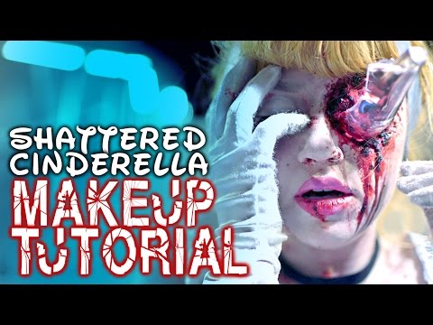 SHATTERED CINDERELLA -  Beauty & FX Makeup tutorial - Glam&Gore Disney Princess - UCoziFm3M4sHDq1kkx0UwtRw