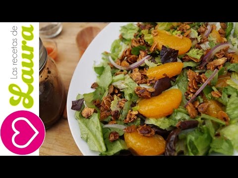 Como hacer ENSALADA CON ALMENDRAS Y FRUTAS -Comida Saludable - Almond Mandarin Salad - UCbtJ9-FGxyT76V5ebEDNhgg