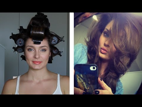 How I Get Big Bouncy Hair with Rollers! - UCLFW3EKD2My9swWH4eTLaYw