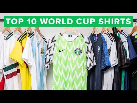 TOP 10 WORLD CUP 2018 SHIRTS | which country has the best shirt? - UC5SQGzkWyQSW_fe-URgq7xw