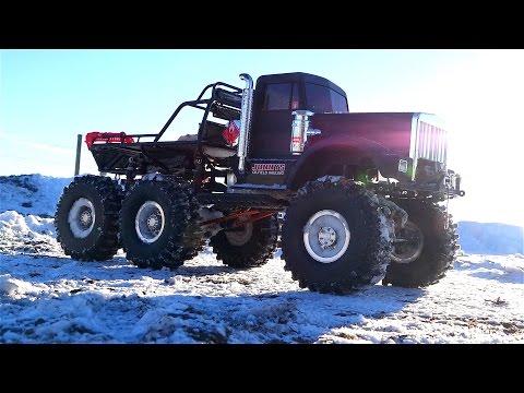 RC ADVENTURES - 1/10th scale 6x6 Snow Fun - POWER & Freezing Temperatures makes plastic Brittle - UCxcjVHL-2o3D6Q9esu05a1Q