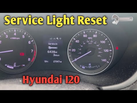 Comment R Initialiser Le T Moin De Service De La Hyundai I