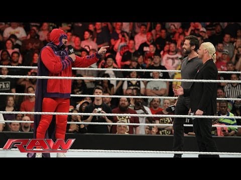 Raw guest star Hugh Jackman is confronted by "Magneto": Raw, April 28, 2014 - UCJ5v_MCY6GNUBTO8-D3XoAg