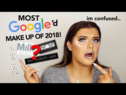 FULL FACE OF THE MOST GOOGLED MAKE UP OF 2018! | Rachel Leary - UC-Um2u0Agv8Q-OhjO6FZk1g