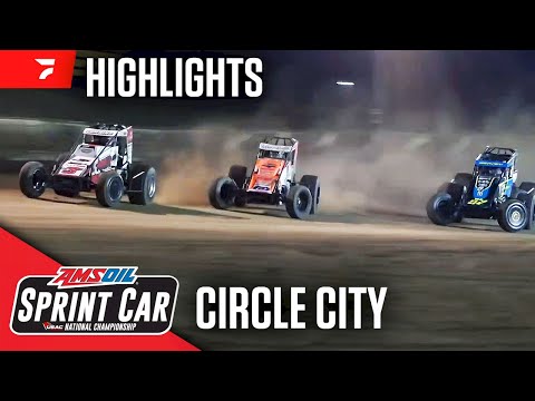 𝑯𝑰𝑮𝑯𝑳𝑰𝑮𝑯𝑻𝑺: USAC AMSOIL National Sprint Cars | Circle City Raceway | September 13, 2024 - dirt track racing video image