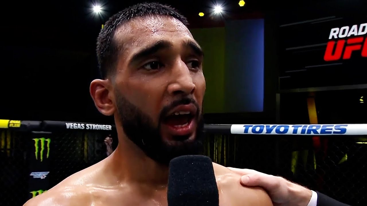 Anshul Jubli Octagon Interview | UFC Vegas 68