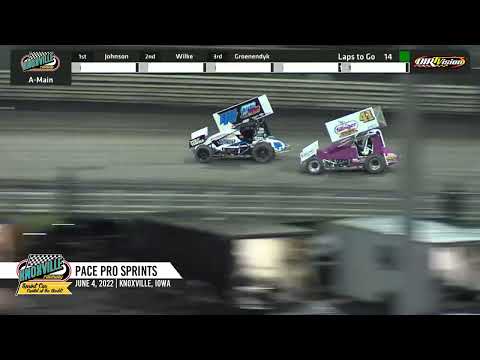 Knoxville Raceway Pro Sprints Highlights / June 5, 2022 - dirt track racing video image