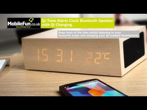 Qi-Tone Alarm Clock Bluetooth Speaker with Qi Charging - UCS9OE6KeXQ54nSMqhRx0_EQ