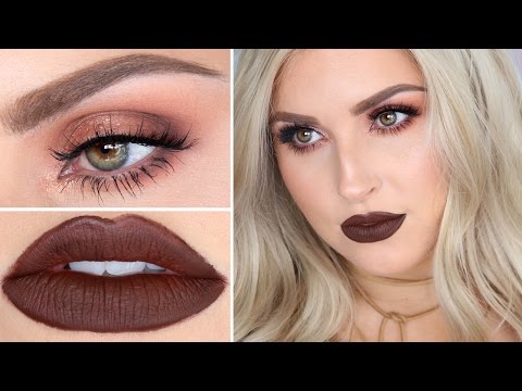 Brown Lipstick Makeup Tutorial ♡ Warm Brown Sultry Smokey Eye - UCMpOz2KEfkSdd5JeIJh_fxw