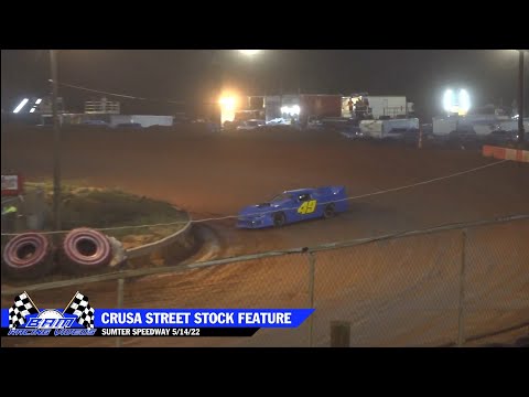 CRUSA Street Stock Feature - Sumter Speedway 5/14/22 - dirt track racing video image