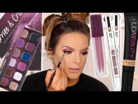REAL CHATTY FULL GLAM BERRY MAKEUP TUTORIAL | Casey Holmes