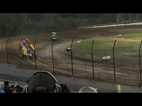 Dash 2 for Bumper to Bumper IRA 410 Winged Sprints 6-15-2024 at Wilmot Raceway - dirt track racing video image
