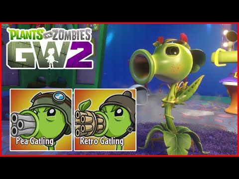 "ABILITY COMPARISON" PEA GATLING & RETRO GATLING - Plants vs Zombies Garden Warfare 2 - UCAX5MzLqxFWqv45_Ux60IlQ