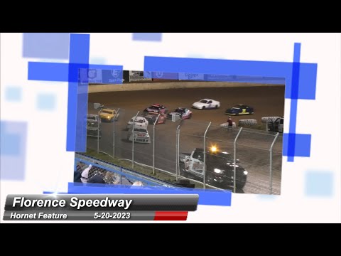 Florence Speedway - Hornet Feature - 5/20/2023 - dirt track racing video image