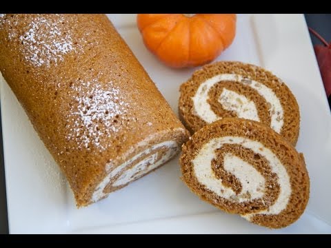 Easy Pumpkin Cake Roll w/ Cinnamon Pecan Cream Cheese Filling - UCubwl8dqXbXc-rYE8MOSUnQ