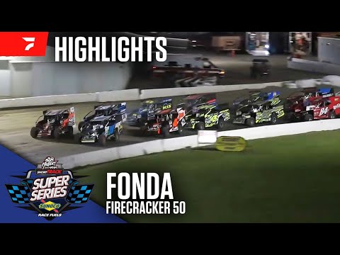 Firecracker 50 | Short Track Super Series at Fonda Speedway 7/2/25 | Highlights - dirt track racing video image