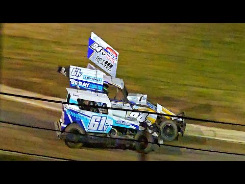 Oceanview Speedway - Stockcars/Superstocks Grand Slam One Race Final - 19/10/24 - dirt track racing video image