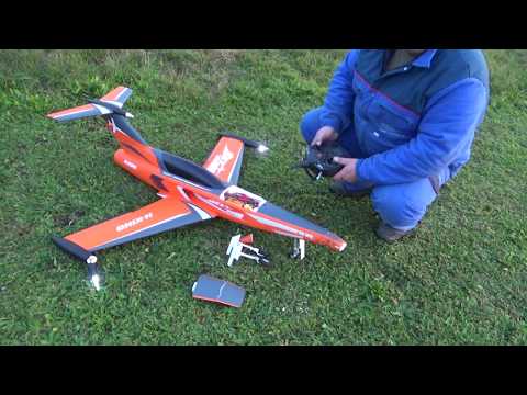 H-King SkySword 1200mm Orange 90mm EDF Jet (PNF) Maiden CRASH - UC3RiLWyCkZnZs-190h_ovyA