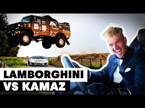 Kamaz Truck Jumps Over Drifting Lamborghini: Mad’ Mike Whiddett vs Eduard Nikolaev | Goodwood 2019 - UC0mJA1lqKjB4Qaaa2PNf0zg