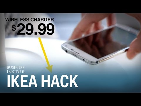 How to turn your IKEA furniture into a wireless phone charging station - UCcyq283he07B7_KUX07mmtA