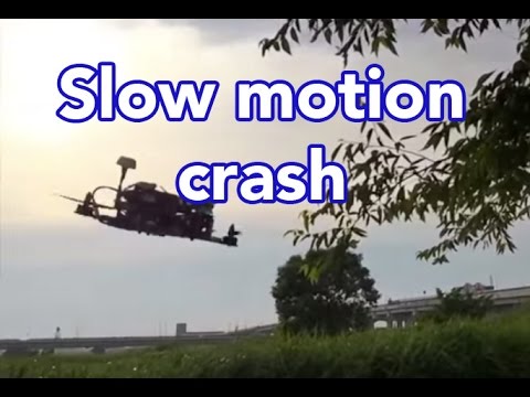 Drone crash in slow motion - UCyfFgNaK7j73jAcrtsN7I9g