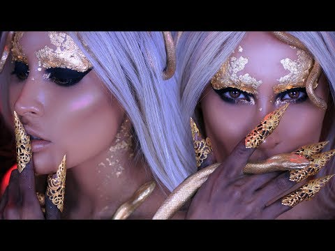 MEDUSA GLAM HALLOWEEN MAKEUP | DESI PERKINS - UCG9nVSLp4nQlW79sY5ihRrg