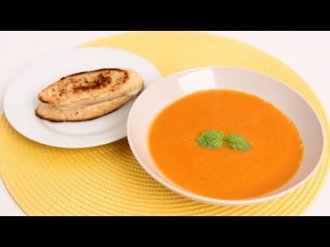 Fresh Tomato Soup Recipe - Laura Vitale - Laura in the Kitchen Episode 627 - UCNbngWUqL2eqRw12yAwcICg