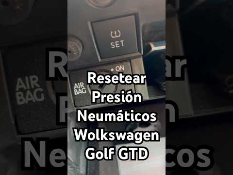 Как сбросить индикатор давления в шинах на Volkswagen Golf?