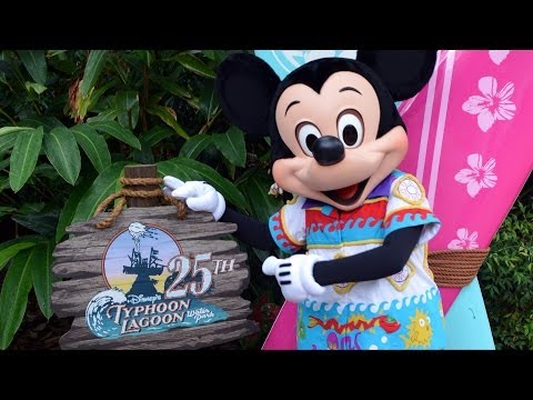 Disney's Typhoon Lagoon 25th Anniversary Day - Beach Mickey Mouse, Special Food & Drinks - UCe-gHr2O_LP7t0YJYHZQZlg