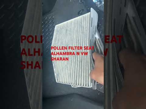 Come sostituire il filtro dell'aria dell'abitacolo della Volkswagen Sharan