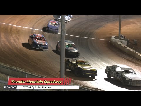 Thunder Mountain Speedway - FWD 4 Cylinder - 4/6/2024 - dirt track racing video image