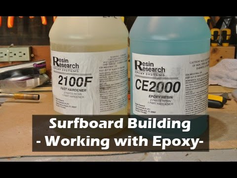 Working with Surfboard Epoxy: How to Build a Surfboard #23 - UCAn_HKnYFSombNl-Y-LjwyA