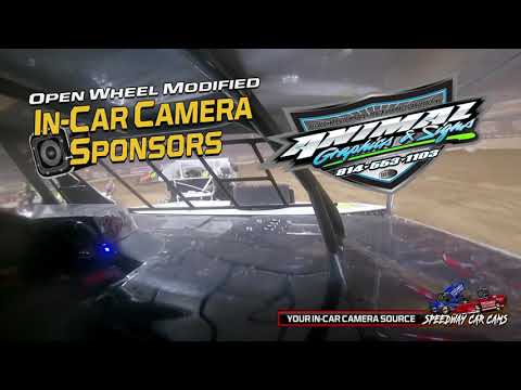 10th #8 Kyle Steffens - Gateway Dirt Nationals 2021 - Open Wheel Modified In-Car Camera - dirt track racing video image