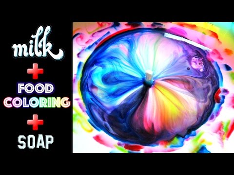 World's Biggest Milk Food Coloring and Dish Soap Experiment!! - UCJcycnanWtyOGcz34jUlYZA