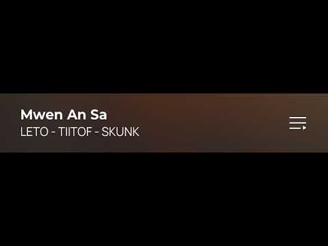 Leto-tiitof-skunk mwen an sa version NRJ