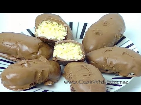 BOUNTY CHOCOLATE (homemade) *COOK WITH FAIZA* - UCR9WXUxcp0bR9OWi5ersIHw