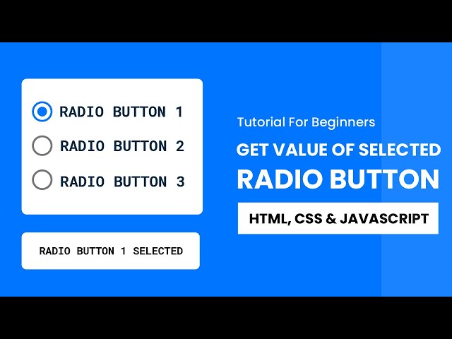 Javascript Get Radio Button Value On Change