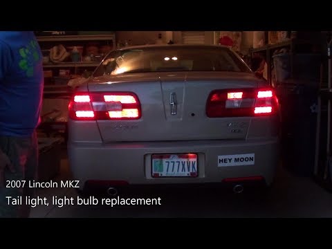 2011 lincoln mkz rear brake light bulb replacement