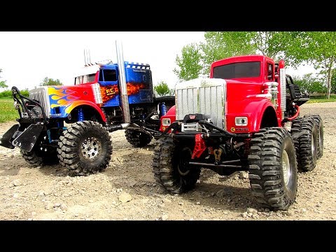 WHO CAN PULL MORE?! OPTiMUS vs BiG RED - Two Insane 6X6 RC TRUCKS Battle THE JUDGE | RC ADVENTURES - UCxcjVHL-2o3D6Q9esu05a1Q