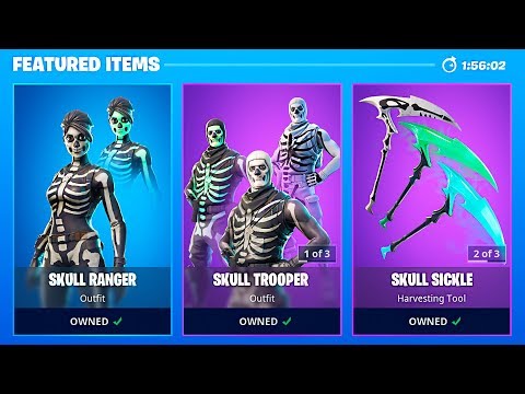 SKULL TROOPER is BACK in the ITEM SHOP!! (New Fortnite Halloween Skins) - UC2wKfjlioOCLP4xQMOWNcgg