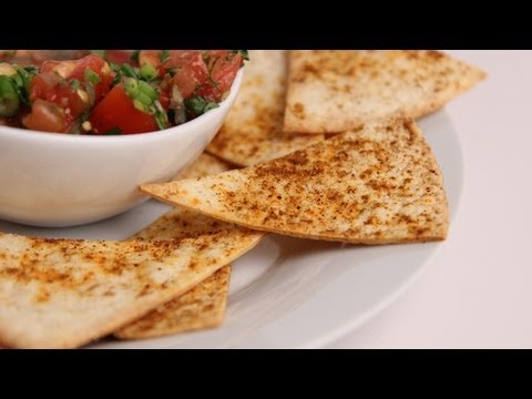 Crispy Baked Tortilla Chips Recipe - Laura Vitale - Laura in the Kitchen Episode 378 - UCNbngWUqL2eqRw12yAwcICg