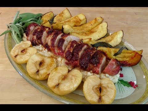 Apricot Glazed Pork Tenderloin Recipe - by Laura Vitale - Laura in the Kitchen Episode 82 - UCNbngWUqL2eqRw12yAwcICg