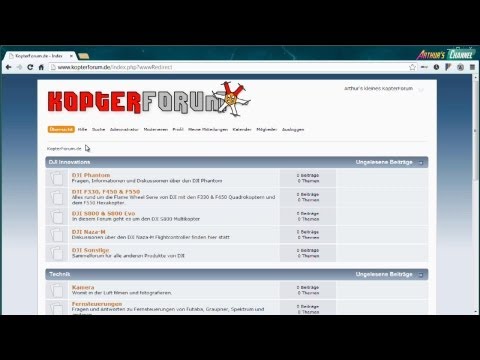 DJI Phantom #76 - Arthur's Kopter Forum - UCfV5mhM2jKIUGaz1HQqwx7A