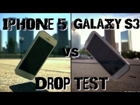 Drop Test: iPhone 5 vs Samsung Galaxy S3 - UCmY5lv5l2RYGOKWKGXLmGJw