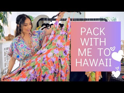 Pack With Me For Hawaii | Tropical Vacation Outfits + Travel Must Haves - UCo5zIpjl2OQkYatd8R0bDaw