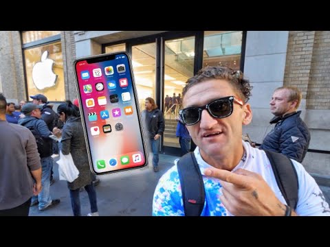 iPhone X - FIRST IN NYC TO GET - slept on the streets for 5 days - UCtinbF-Q-fVthA0qrFQTgXQ