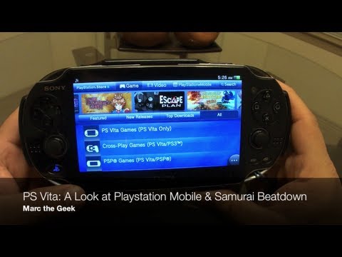 PS Vita - A Look at Playstation Mobile And Samurai Beatdown - UCbFOdwZujd9QCqNwiGrc8nQ