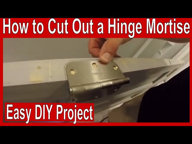 How to Cut Hinges in a Door - Cutter.so